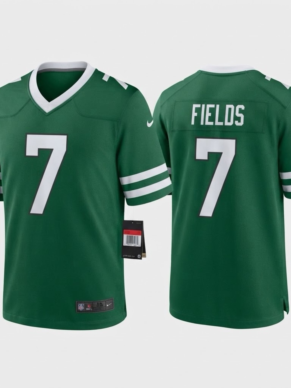 Nike New York Jets Justin Fields #7 Green NFL Jersey Men’s 3XL NWT